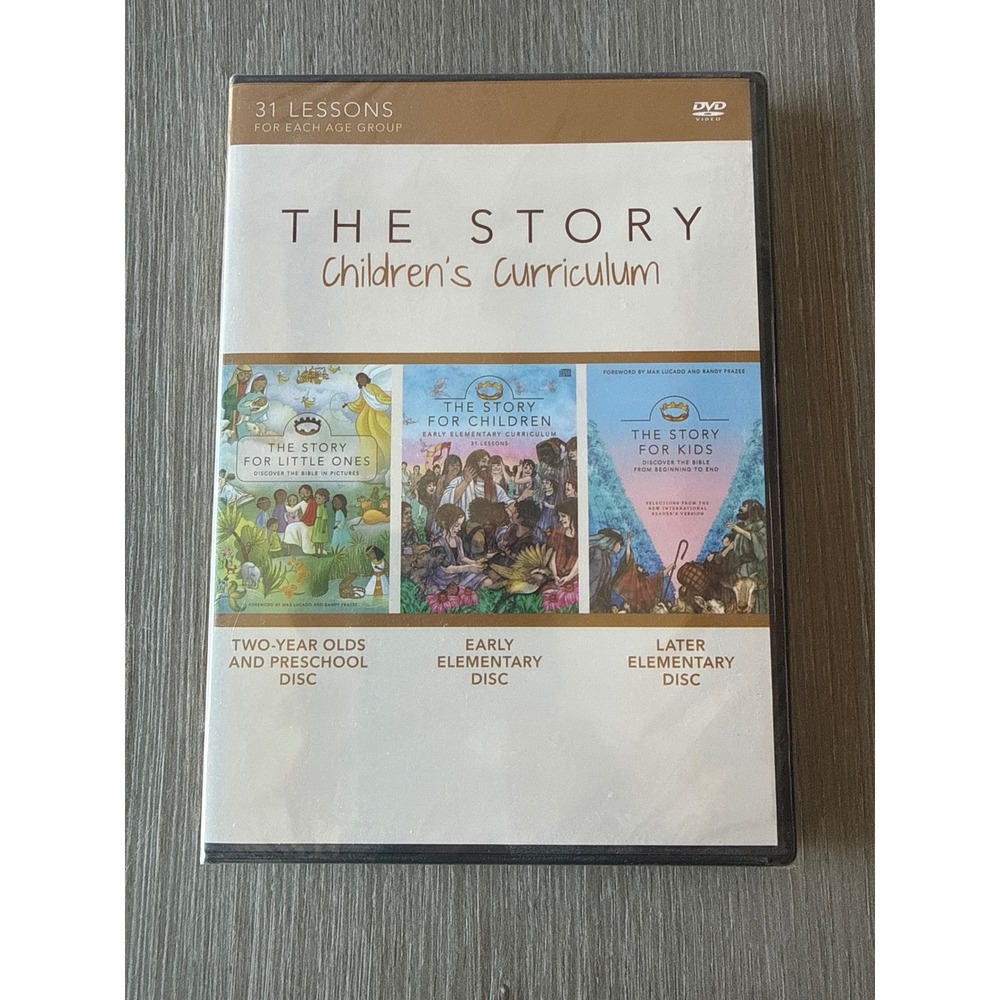 Zondervan The Story Childrens Curriculum DVD 31 Lessons Each Age Group 124 Total